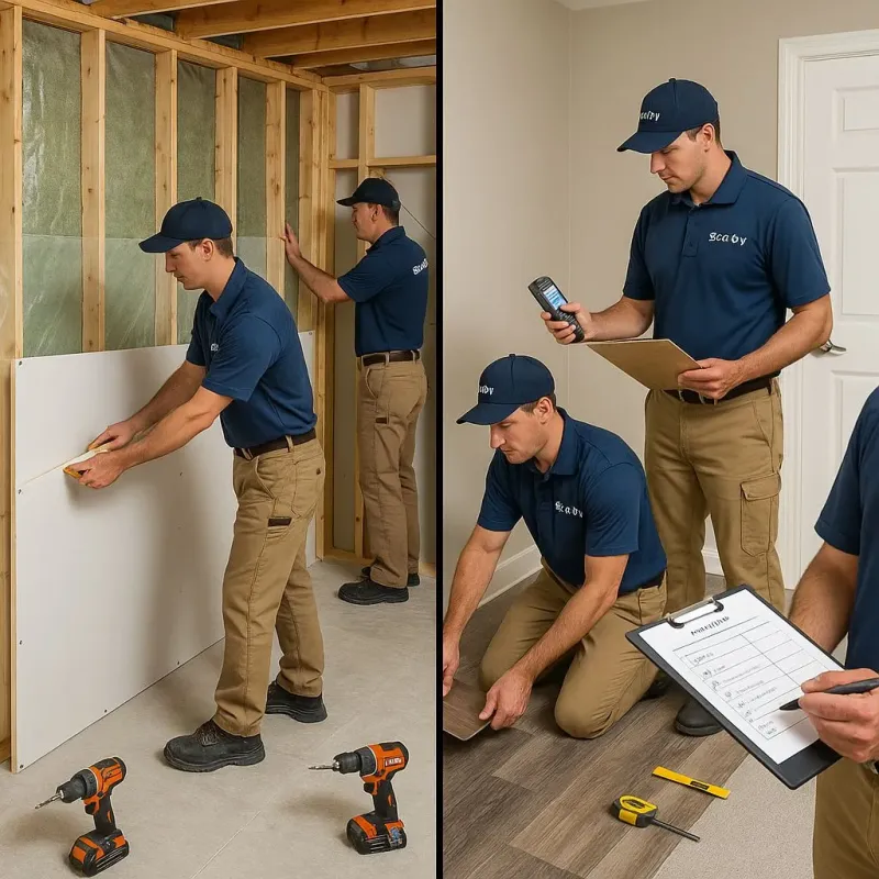 Repairs and Reconstruction process in Bear Lake County, ID